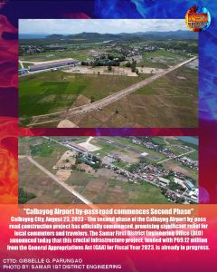 “Calbayog Airport by-pass road commences Second Phase”